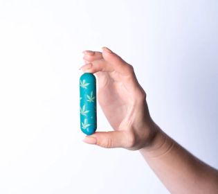 Jessi 420 10 Function Mini Rechargeable Bullet Emerald