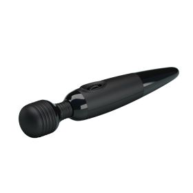 Pretty Love Power Wand-Black Silicone Vibrator