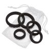 Cloud 9 Comfort Cock Rings W/Flat Back 5-Pk Pro Sensual Line